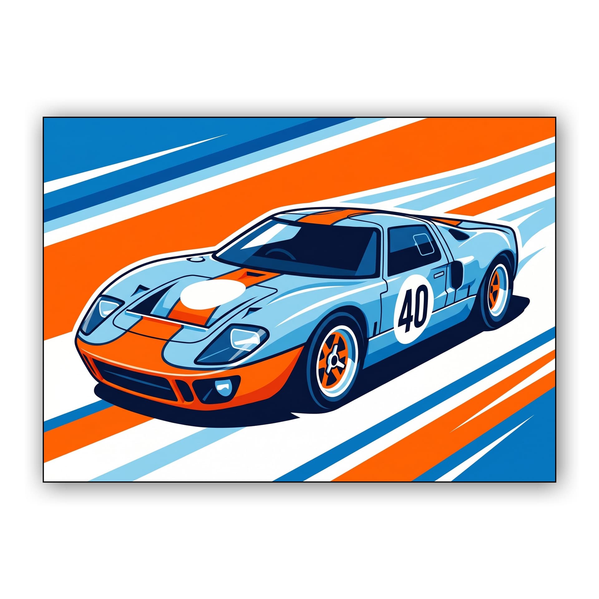 Ford GT40 Gulf Livery Speed Racer
