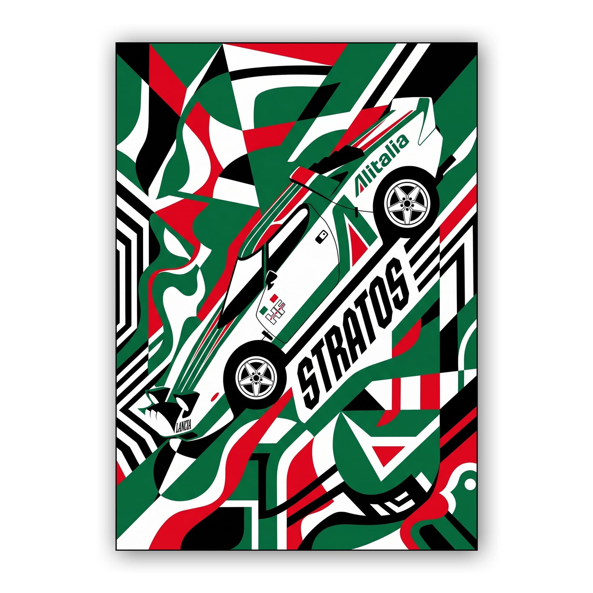 Lancia Stratos Alitalia Memphis Design