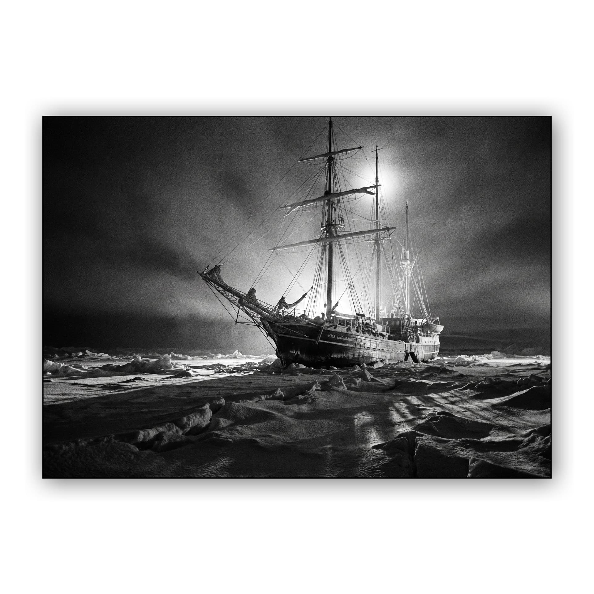 Endurance Frozen in the Ice