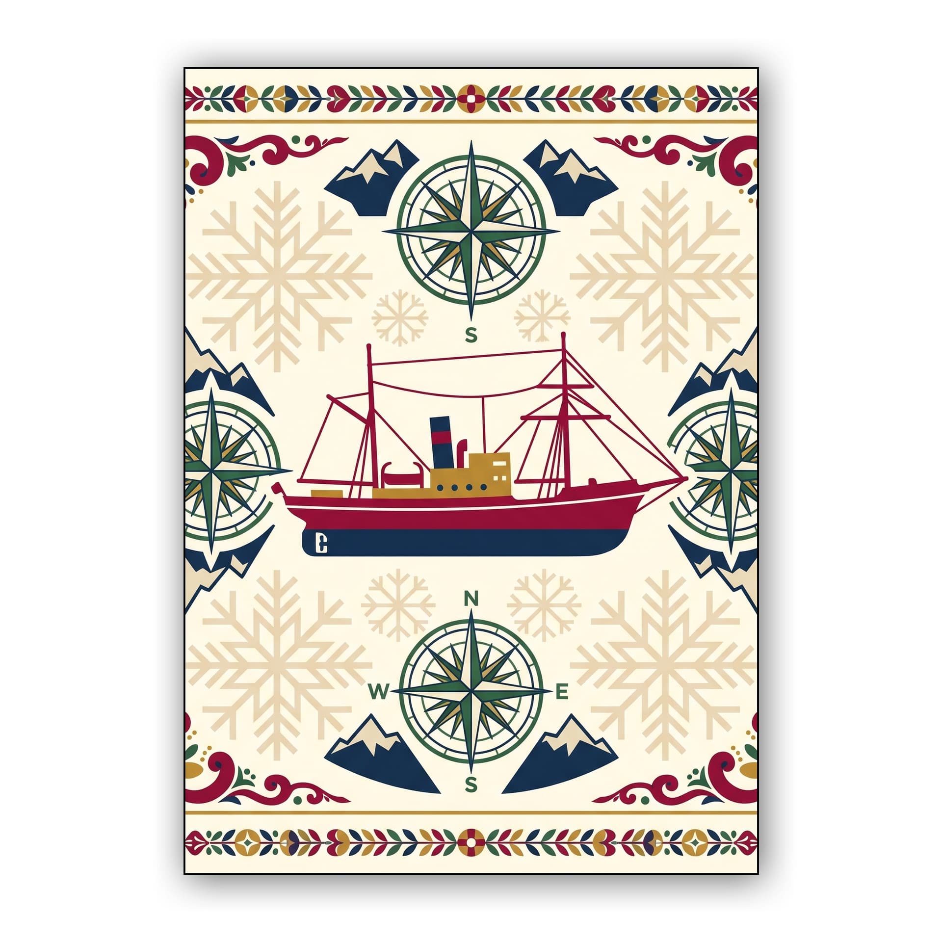 Navigator Polar Compass Pattern