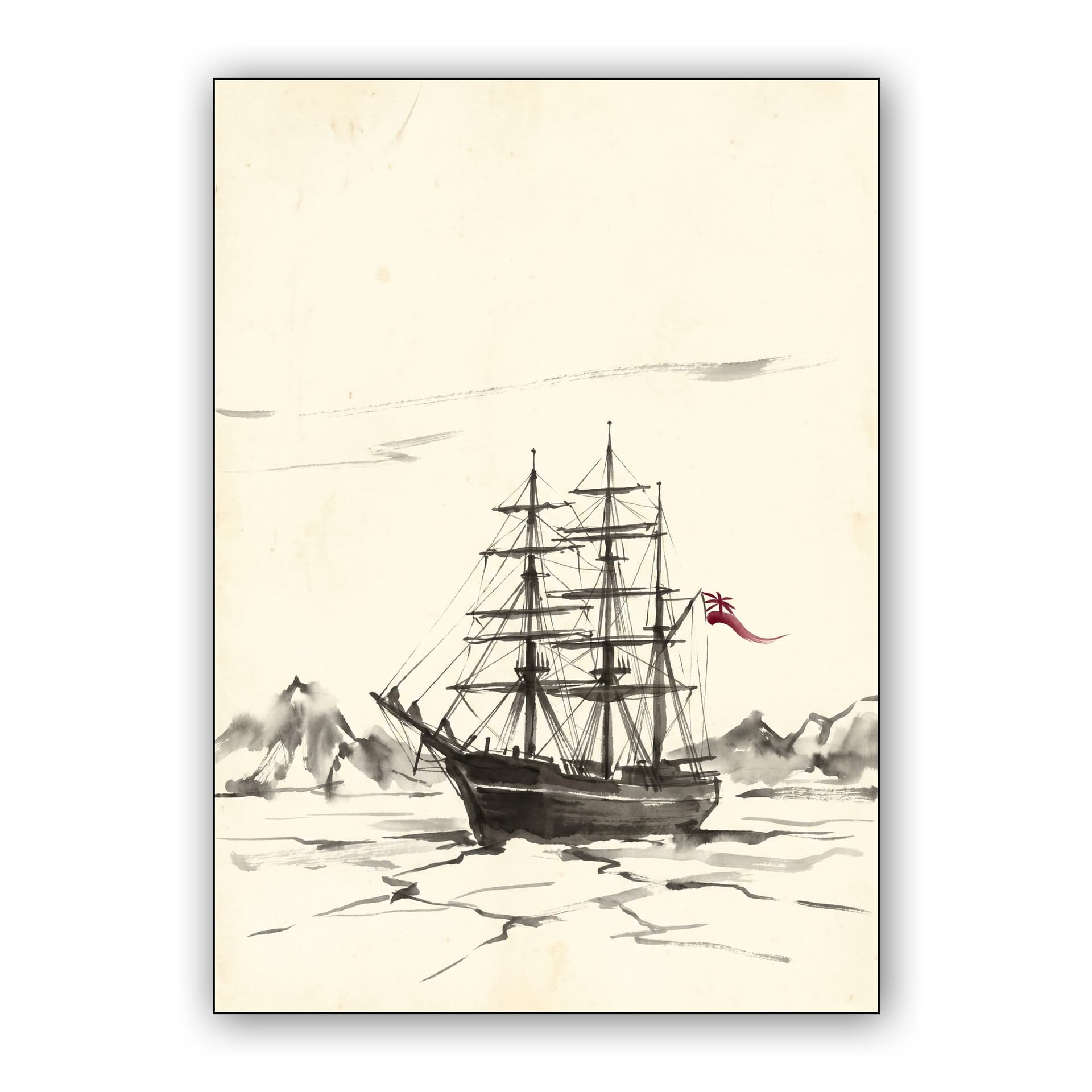 Sumi-e Polar Expedition