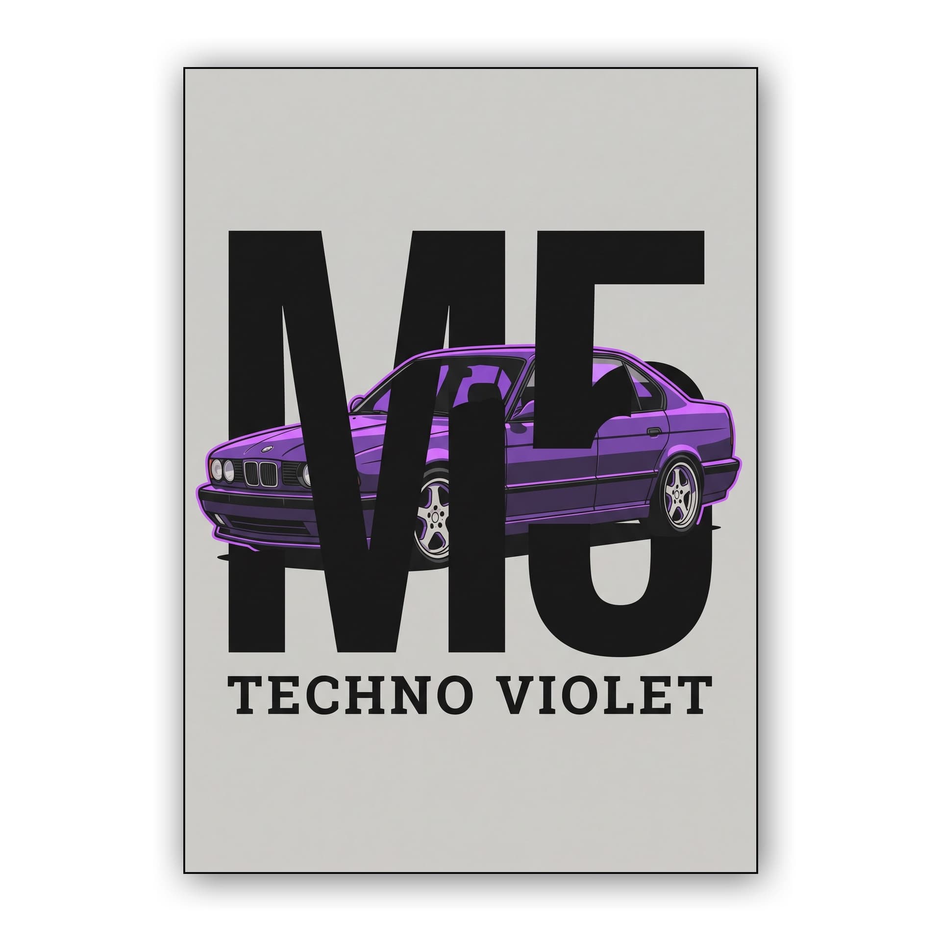 BMW E34 M5 Techno Violet