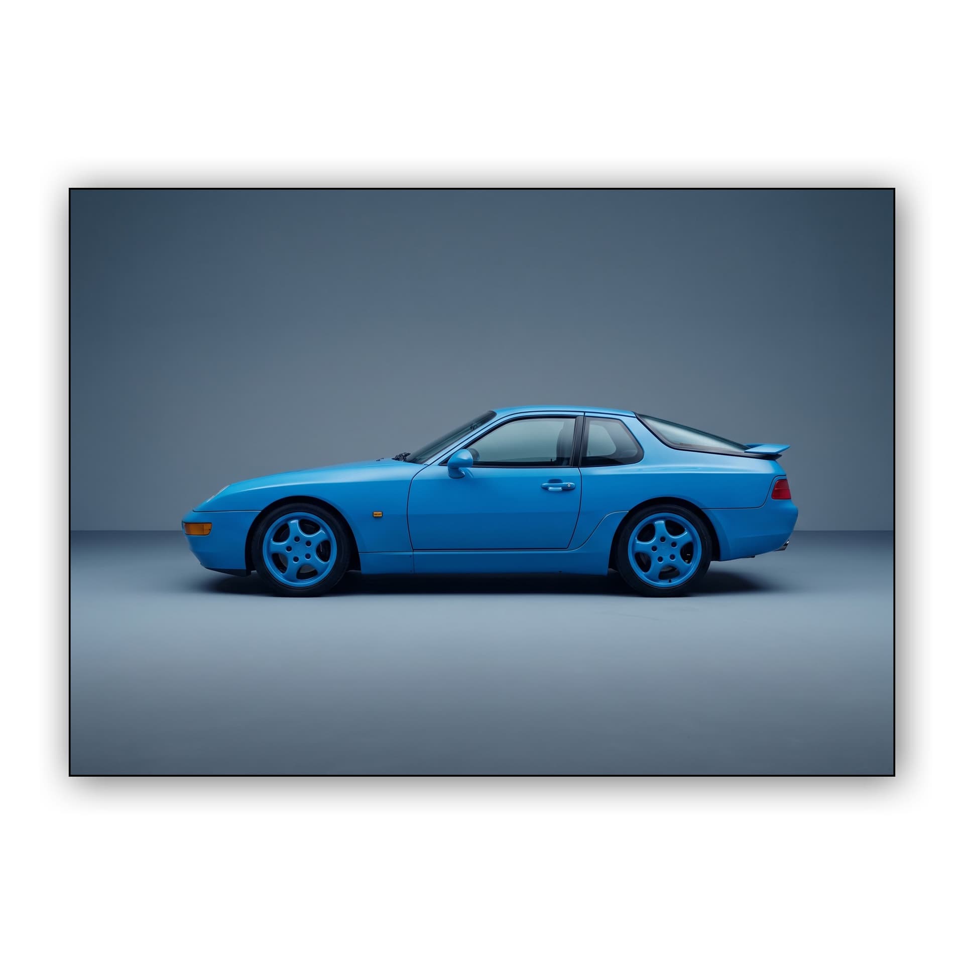 Porsche 968 Minimalist Profile Study