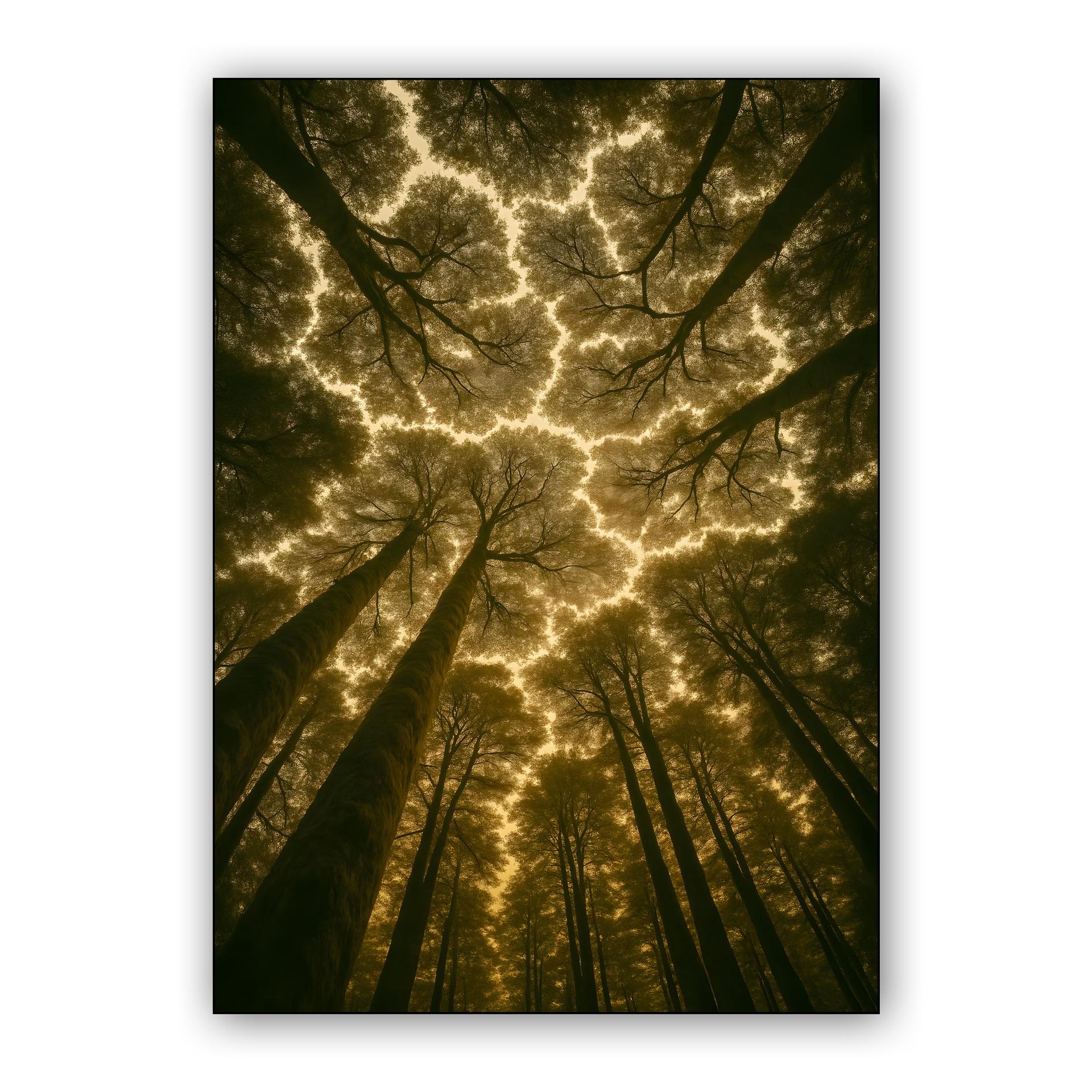 Sepia Crown Shyness