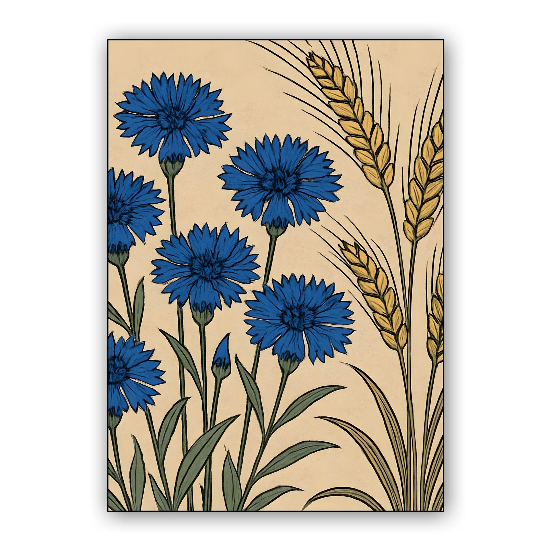 Cornflower and Wheat