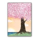 Cherry blossom wall art poster